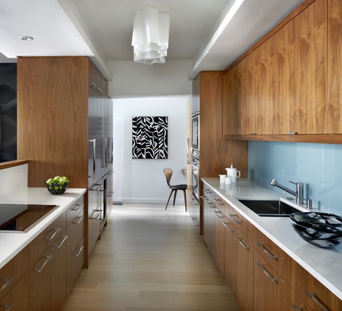Sophisticated Galley-Style Kitchens