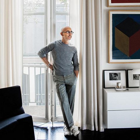 Designer Pierre Hardy and his apartment in Paris