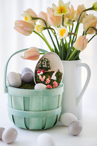 DIYBunnyGardenEasterBasket