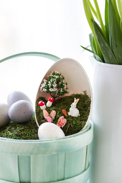 DIYBunnyGardenEasterBasket