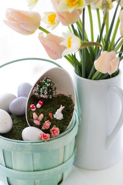 DIYBunnyGardenEasterBasket