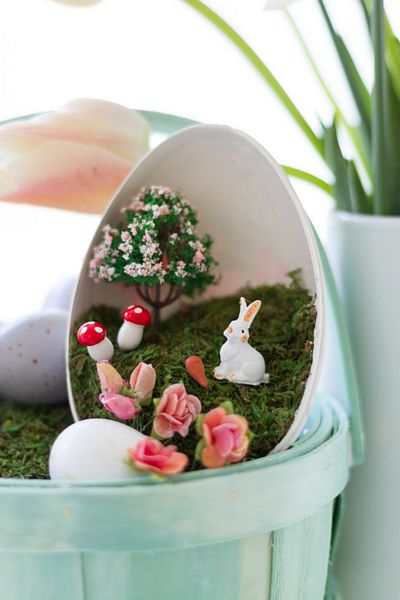 DIYBunnyGardenEasterBasket