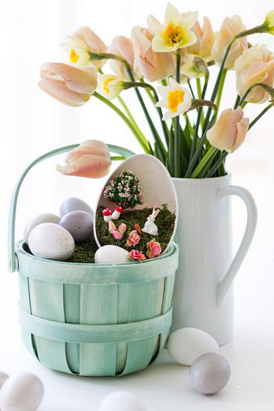 DIYBunnyGardenEasterBasket