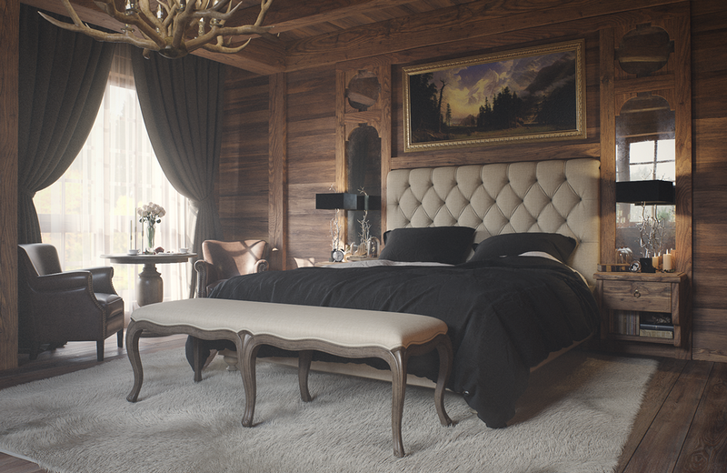 Chalet in the Red Bor by Andrey Mazyrov