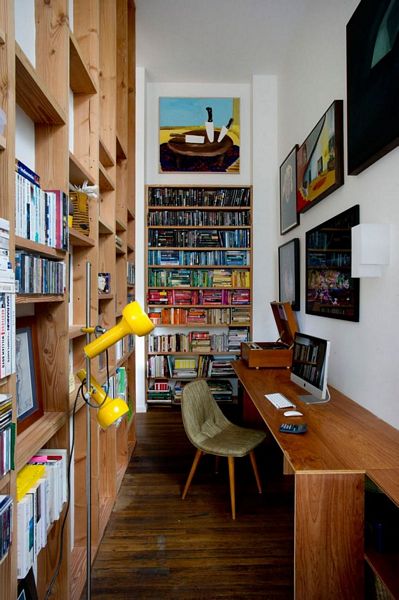 Don't Waste an Inch Ideas for Using a Really Narrow Room