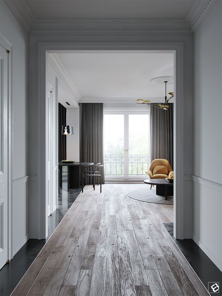 Modern classic interior by Alexandr Aranovich