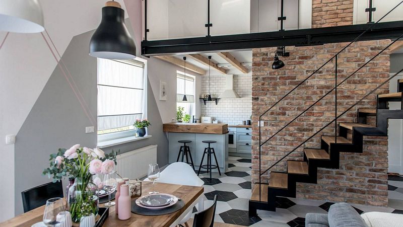 kitchen in loft