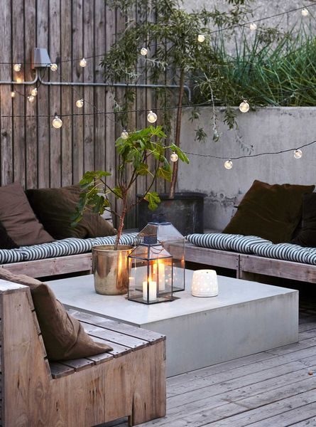 ideas for a small terrace