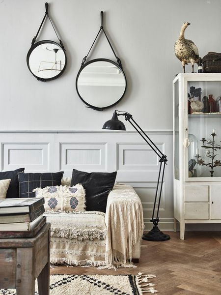 A Swedish apartment filled with vintage finds