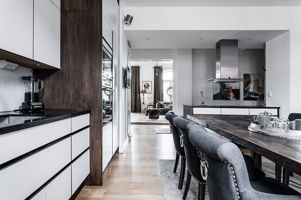 A luxury scandinavian apartment