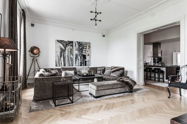 A luxury scandinavian apartment