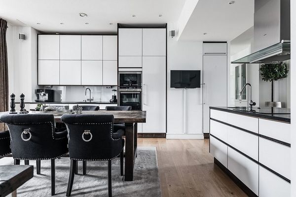 A luxury scandinavian apartment