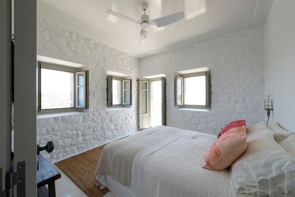 Traditional house restoration in Emporeios Settlement Castle.