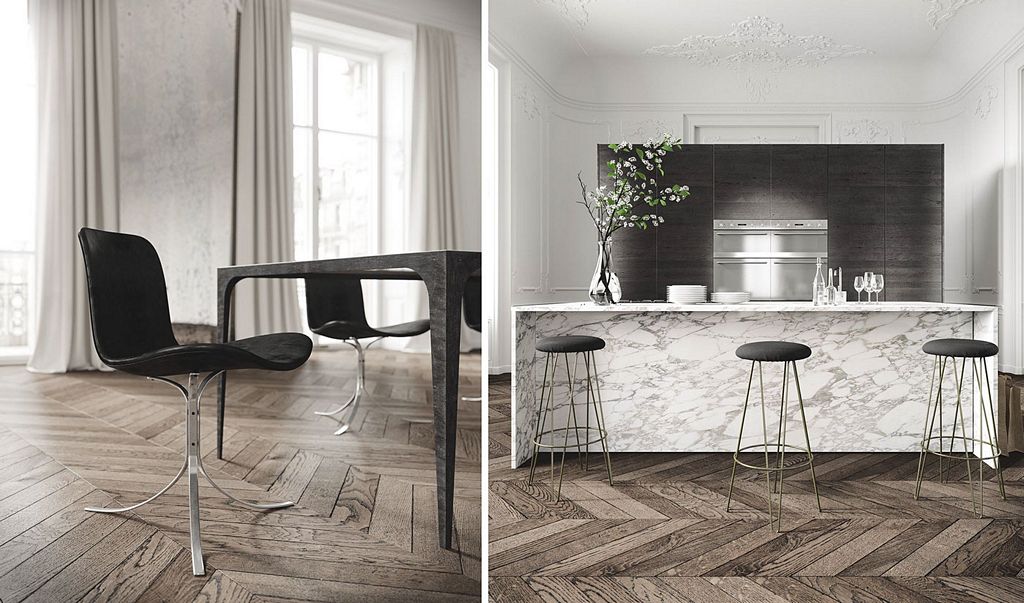 Classical apartment by Jessica Vedel