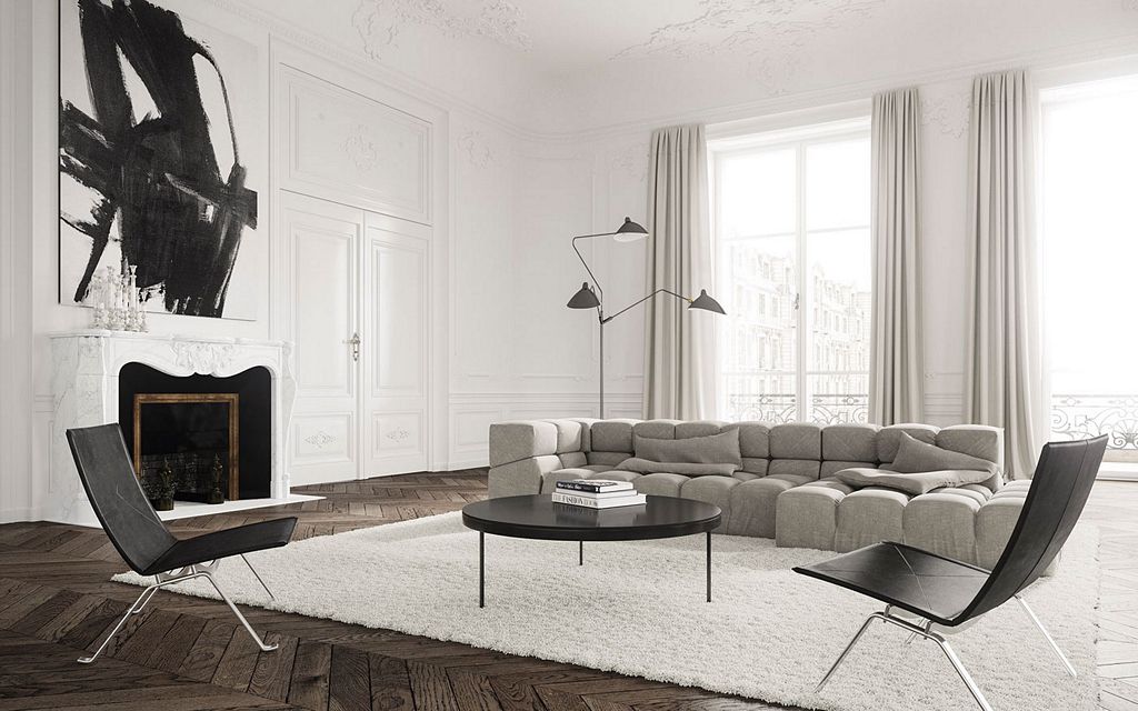 Classical apartment by Jessica Vedel
