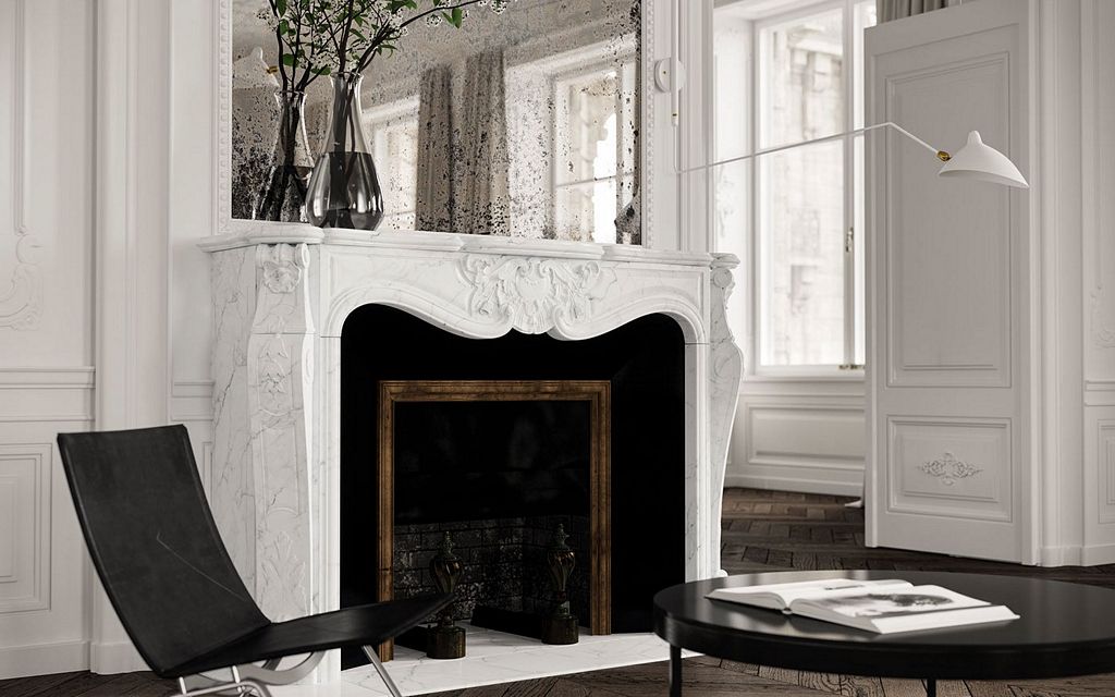 Classical apartment by Jessica Vedel