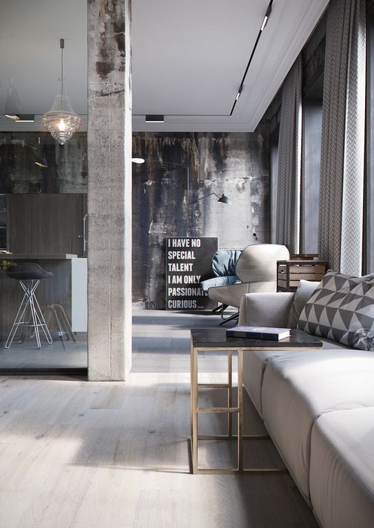 Industrial Loft by Denis Krasikov