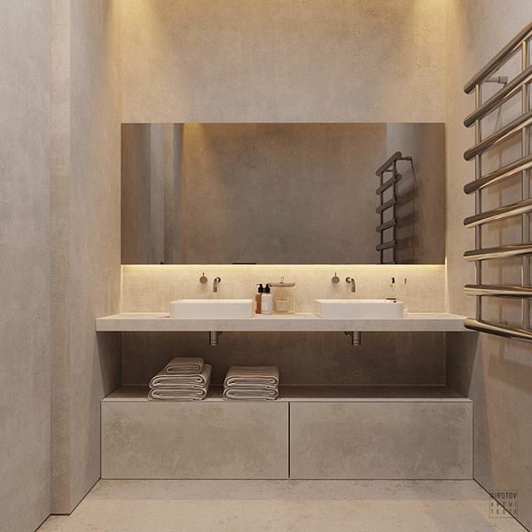 A minimalist apartment in Kiev by Sirotov Architects