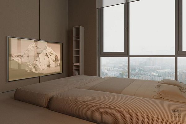 A minimalist apartment in Kiev by Sirotov Architects