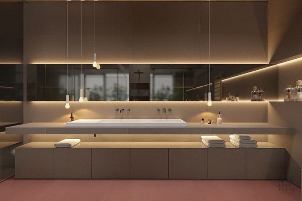 A minimalist apartment in Kiev by Sirotov Architects