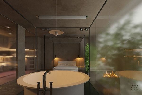 A minimalist apartment in Kiev by Sirotov Architects