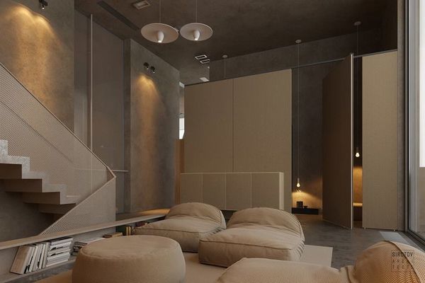 A minimalist apartment in Kiev by Sirotov Architects