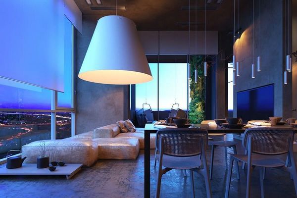 A minimalist apartment in Kiev by Sirotov Architects