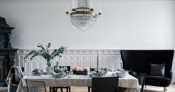 Swedish apartment of high aesthetics and personality