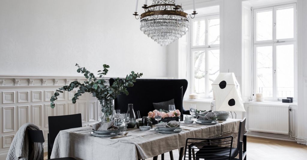 Swedish apartment of high aesthetics and personality