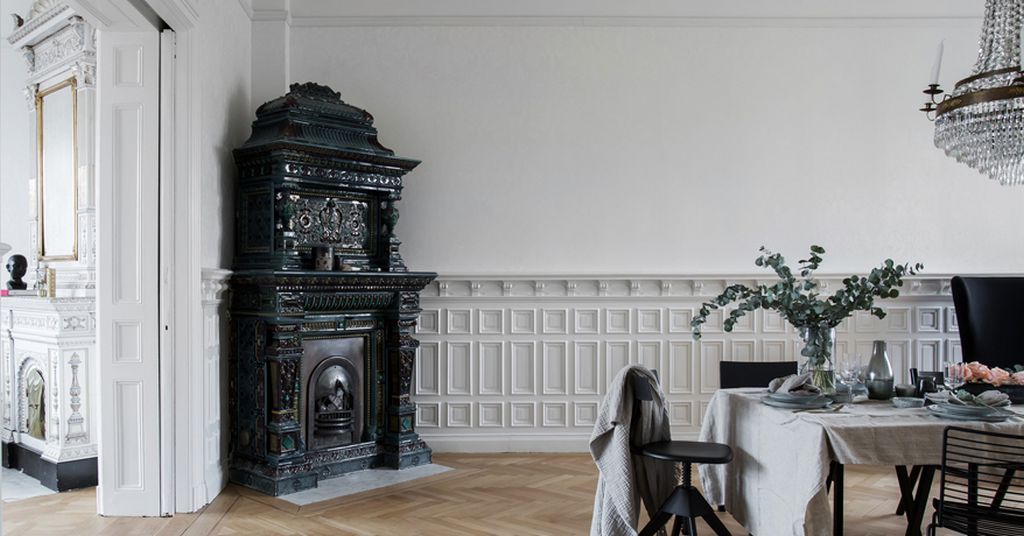 Swedish apartment of high aesthetics and personality