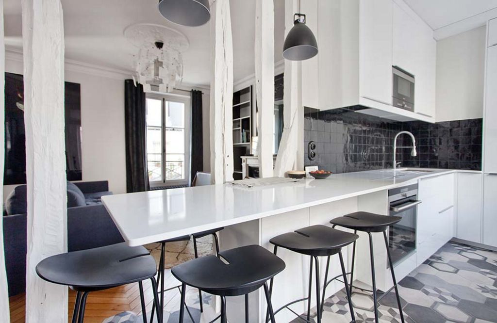 An apartment in the 6th district in Paris