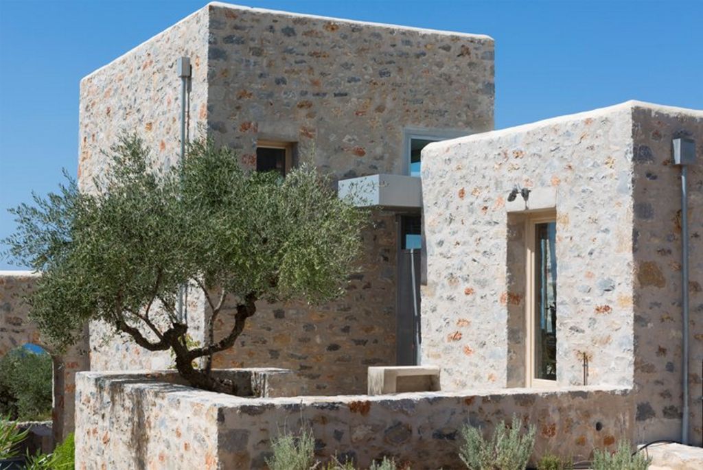 Villas on an olive grove in Mani