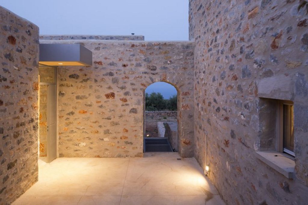 Villas on an olive grove in Mani