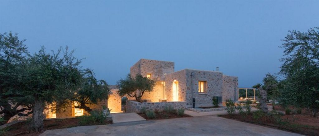 Villas on an olive grove in Mani