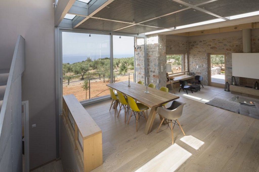 Villas on an olive grove in Mani