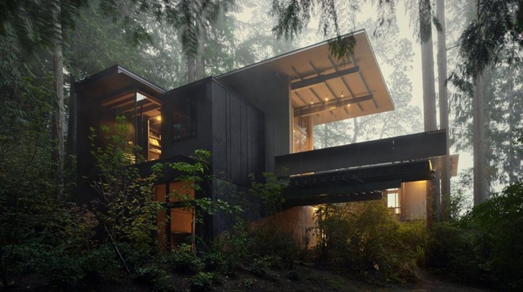 Cabin at Longbranch, Washington by Olson Kundig Architects