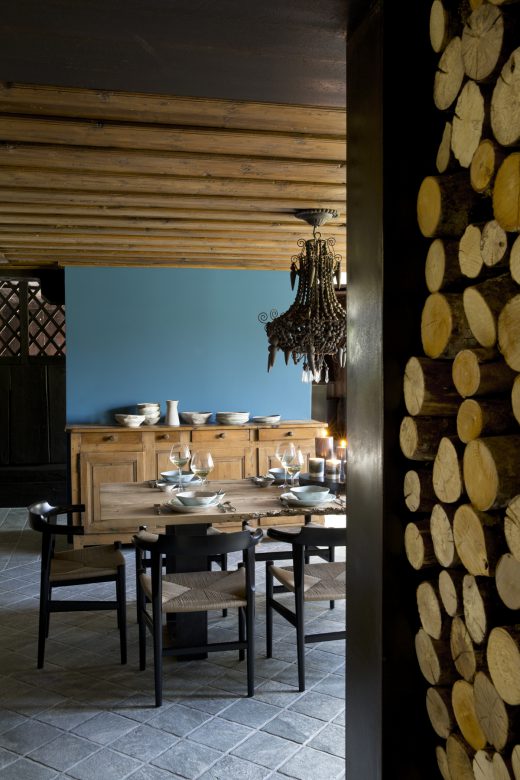 A renovated country house in Chamonix, France