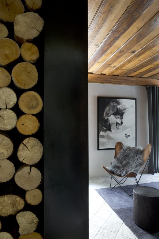 A renovated country house in Chamonix, France