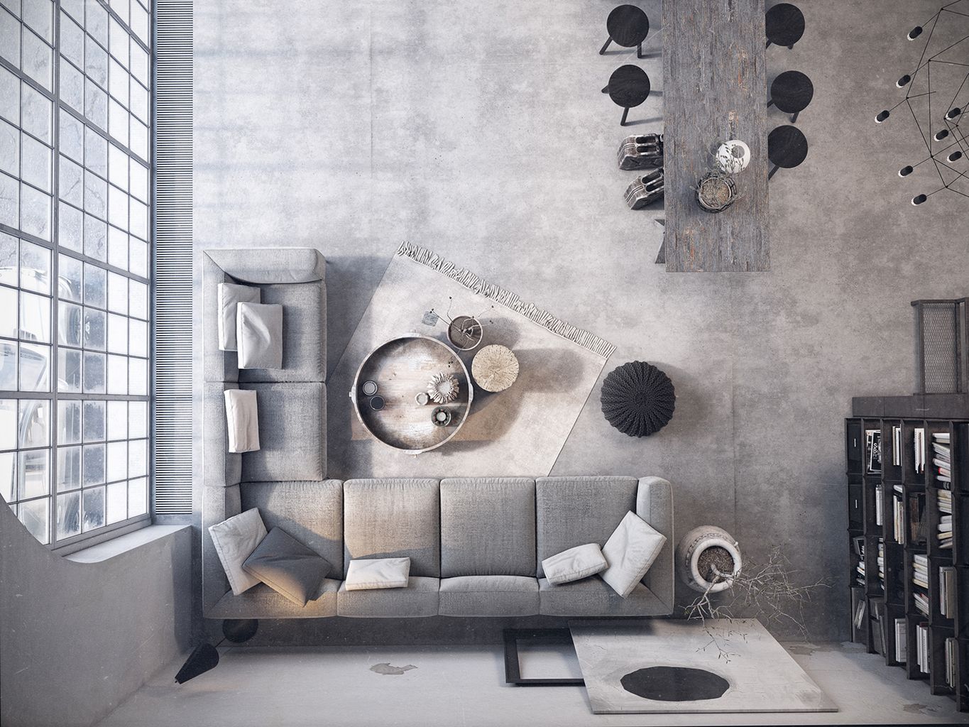 An awesome loft in Chicago by Serhii Seinov