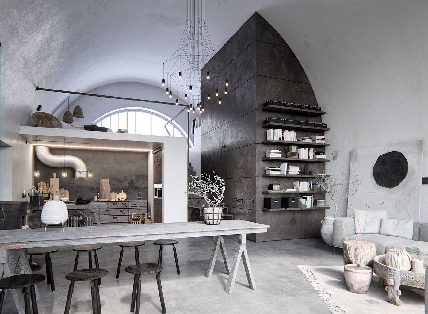 An awesome loft in Chicago by Serhii Seinov