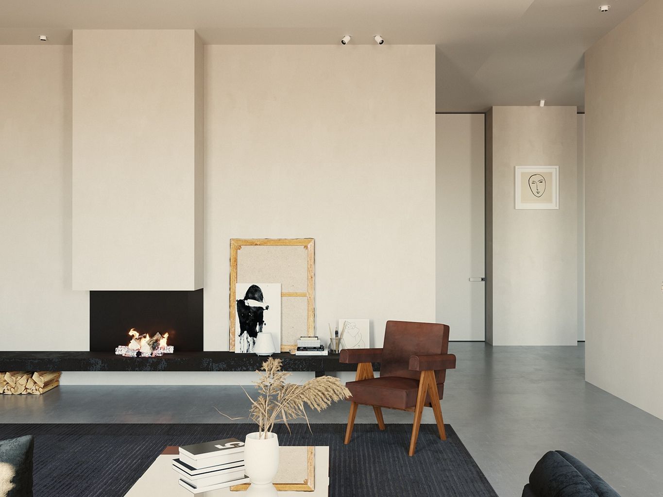 Simple and minimalist apartment