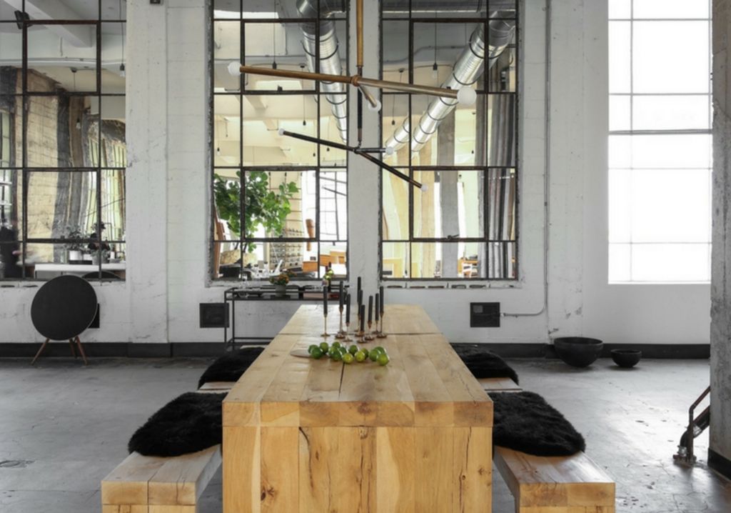 An Old industrial building restored into a loft space