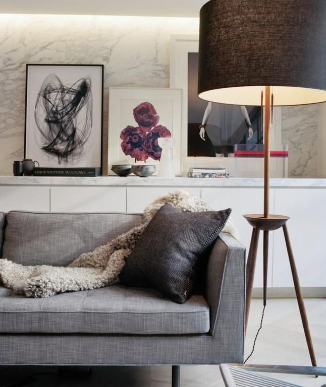 An elegant minimalist home which balance between old and new