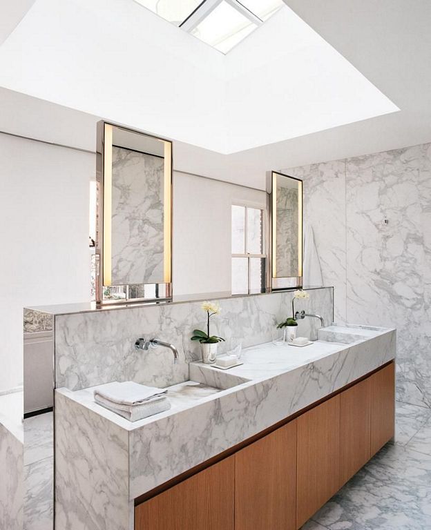 An elegant minimalist home which balance between old and new