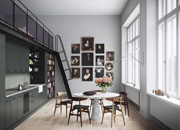 Two unique building convert into modern homes