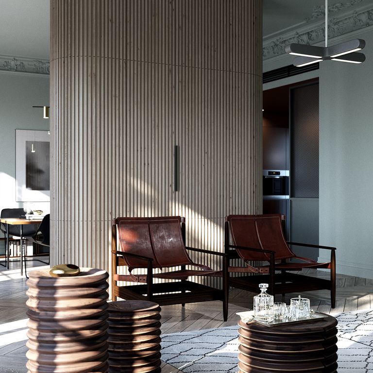 BR_SS, an apartment in Kiev by Alena Makagon
