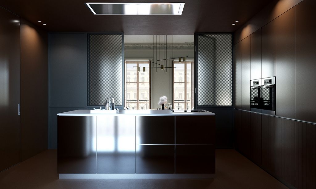 BR_SS, an apartment in Kiev by Alena Makagon