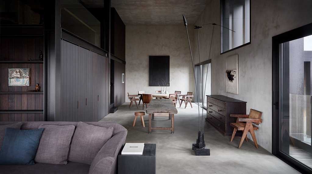 Axel Vervoordt design an apartment inside the Kanaal cultural and residential complex