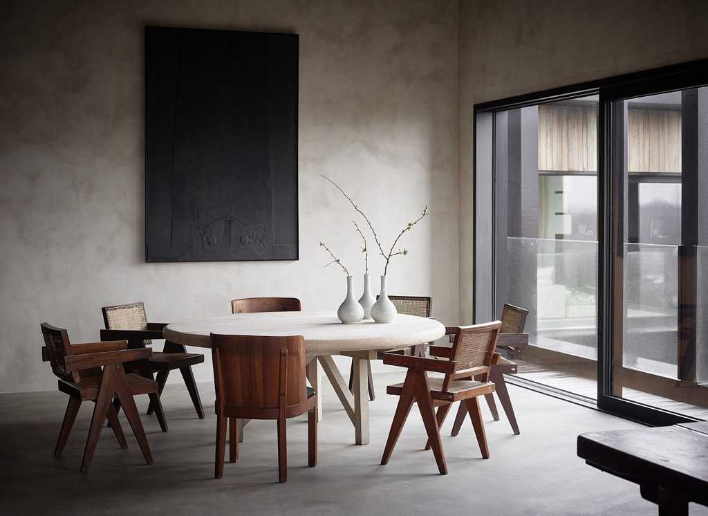 Axel Vervoordt design an apartment inside the Kanaal cultural and residential complex