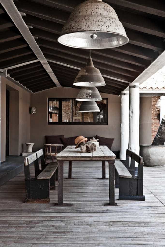 Light, wood, and stone make a cottage refuge